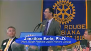 News Makers-09/09/15-Jonathan Earle,Dean, LSU Honors College