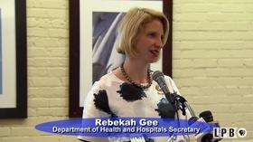 Video thumbnail: Press Club Press Club - 09/19/16 - Dr. Rebekah Gee, DHH Secretary