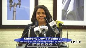 Video thumbnail: Press Club Press Club-12/20/16-Kimberly Lewis Robinson, La. Dept. Rev.