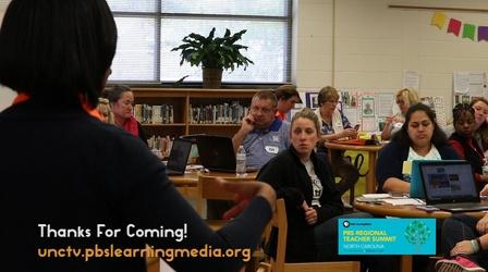 Video thumbnail: rootle PBS Regional Teacher Summit in New Bern, NC - Thank You!