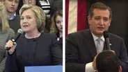 Clinton, Cruz Visit Ahead of Primary
