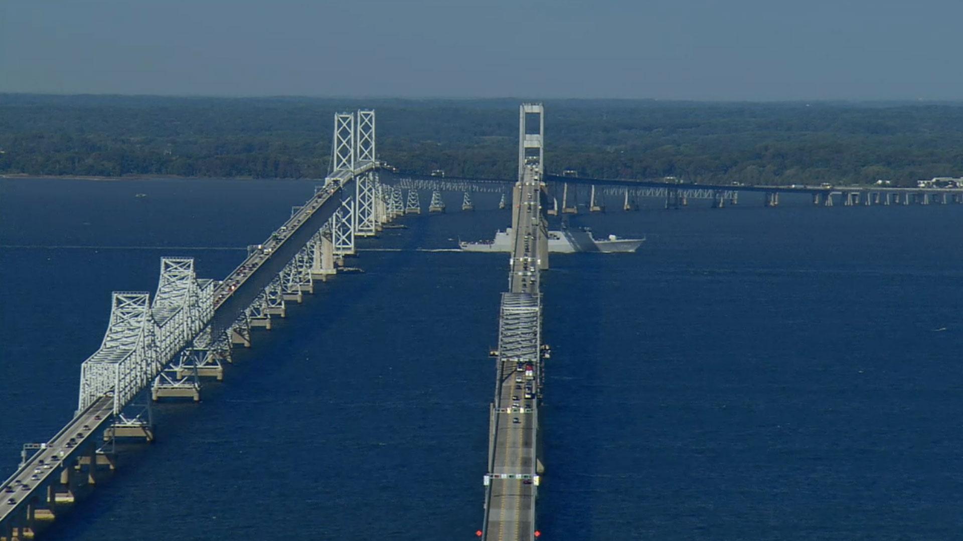 Video The Chesapeake Bay Bridge Spanning the Bay Watch MPT Specials