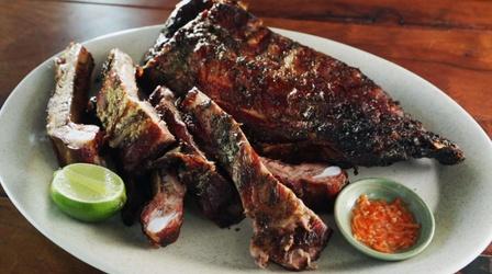 Video thumbnail: Steven Raichlen's Project Smoke Episode 104: Ribs Rock the Smoker