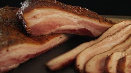 Video thumbnail: Steven Raichlen's Project Smoke Episode 107: Bacon 24/7