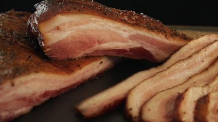 Video thumbnail: Steven Raichlen's Project Smoke Episode 107: Bacon 24/7