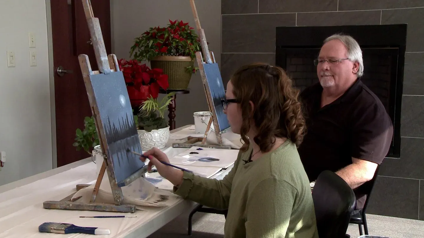 Wilson Bickford “Moonlit Pines”