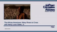 "The African Americans: Many Rivers to Cross" wins a duPont