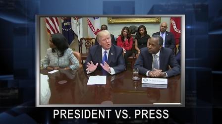 Video thumbnail: MetroFocus METROFOCUS SPECIAL: THE PRESIDENT VS. THE PRESS