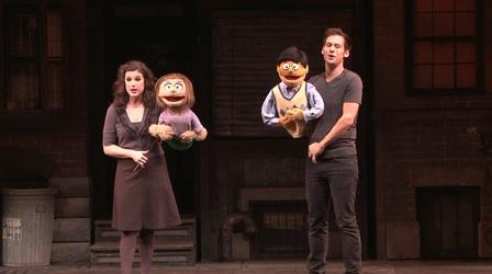 BACKSTAGE AT “AVENUE Q”