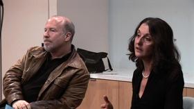 Video thumbnail: Thirteen Forum Bodies on the Line: Claudia Bernardi and Mark Danner