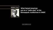 Index File | A Radio Play in 1908