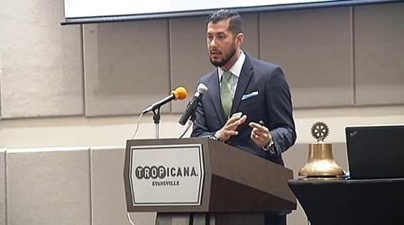 Video thumbnail: Evansville Rotary Club Regional Voices: Omar Atia, Islam 101