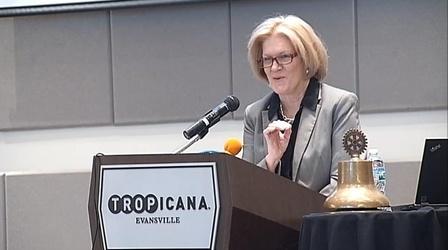 Video thumbnail: Evansville Rotary Club Regional Voices: Jean Hitchcock, Signature School
