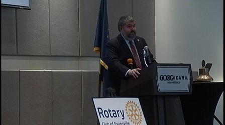 Video thumbnail: Evansville Rotary Club Regional Voices: Matthew Hanka, American Primary Elections
