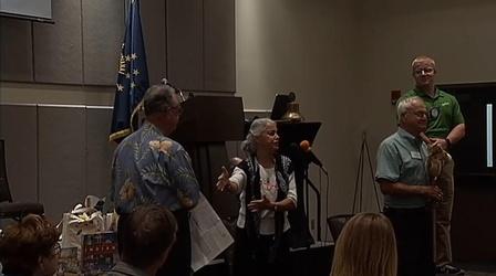 Video thumbnail: Evansville Rotary Club Regional Voices: Susan Fowler, History of Indiana since 1816