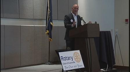 Video thumbnail: Evansville Rotary Club Regional Voices:JP Engelbrecht, South Central Communications