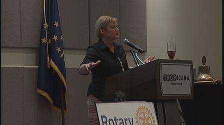 Video thumbnail: Evansville Rotary Club Regional Voices: Lynn Miller Pease, Leadership Evansville