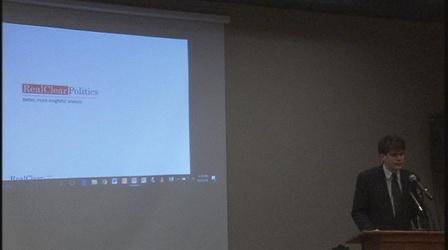 Video thumbnail: Evansville Rotary Club Regional Voices: James Hitchcock, RealClearPolitics