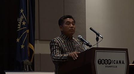 Video thumbnail: Evansville Rotary Club Regional Voices: Peter Thang, Unchartered International