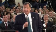 At Long Hill Town Hall, Christie Finds More Friendly Faces
