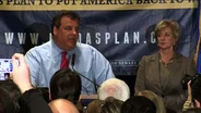 Gov. Christie Campaigns for Linda McMahon in Connecticut