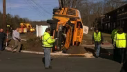 Old Bridge Bus Crash Leaves Two Seriously Injured
