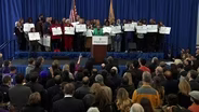 February 4, 2013: Barbara Buono, Chris Christie, FEMA