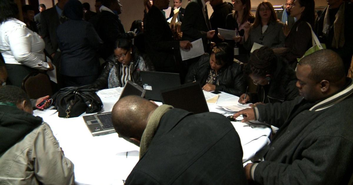 Hundreds Come Out for Newark Airport Job Fair NJTV News PBS