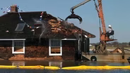 Demolition Begins on Home in Barnegat Bay Since Sandy