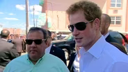 Prince Harry Greeted With Cheers & Gratitude at Jersey Shore