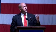 Cory Booker Celebrates Win in U.S. Senate Democratic Primary