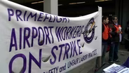Airport Workers in Newark Join Strike