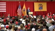 Trump, Christie Rally Supporters in Lawrenceville