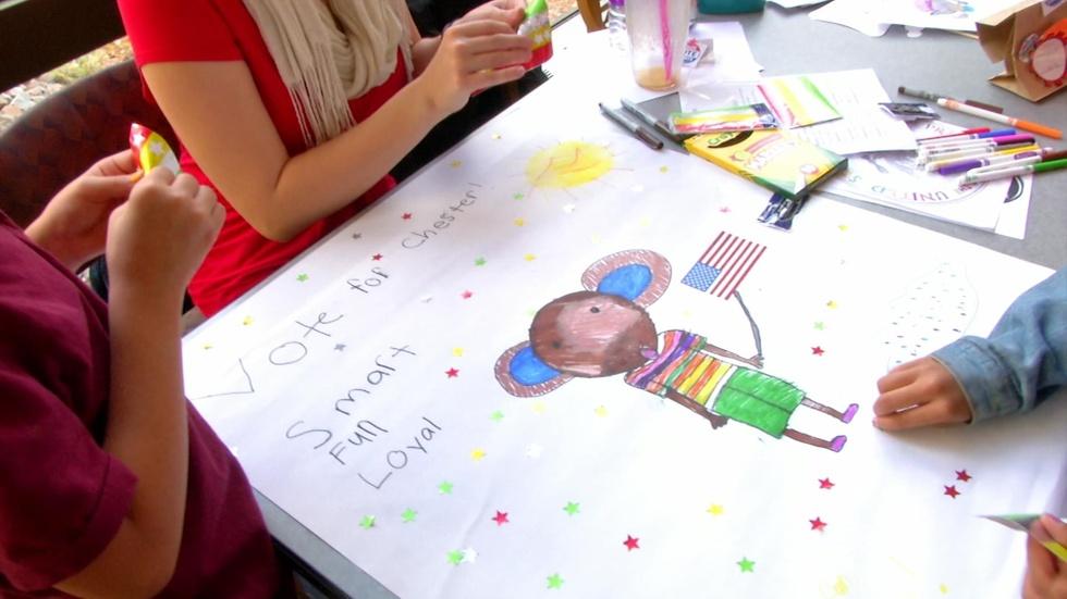 Presidential Race Poses Unique Challenge for Schools image