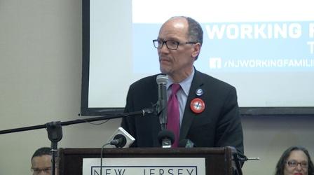 Video thumbnail: NJTV News In Newark, Dems Rally for Unity and Against Trump