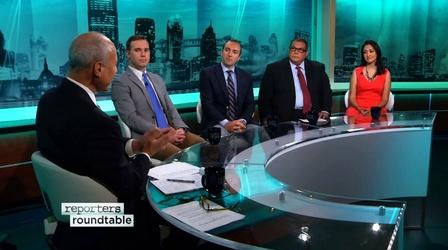 Video thumbnail: Reporters Roundtable Transportation Trust Fund, State gun laws, Pension payments