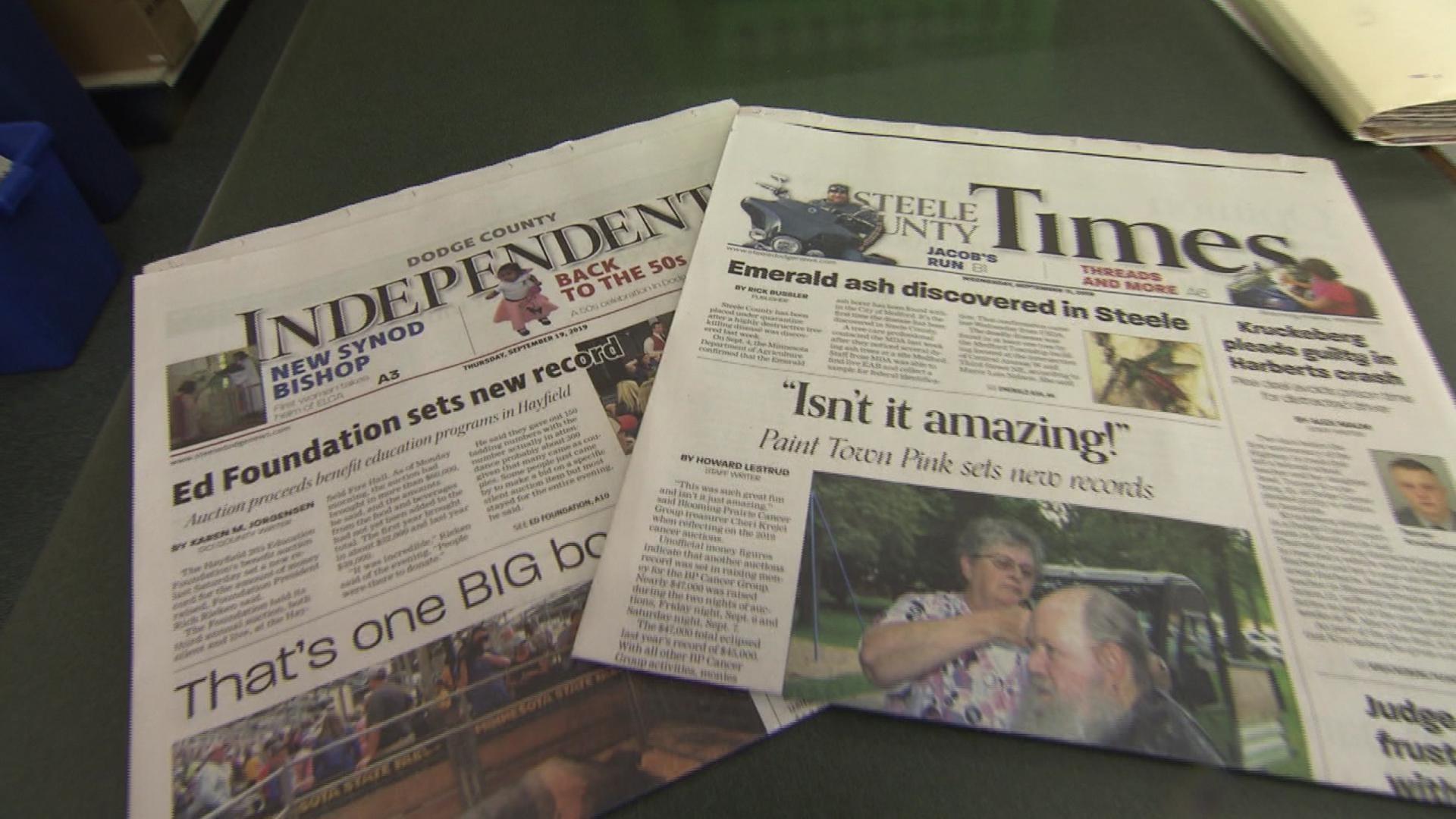 Challenges Facing Minnesota’s Small Town Newspapers