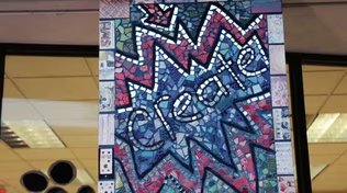 Mosaics at Heritage Middle School in Hilliard