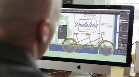 Video thumbnail: Broad and High Pinchflat bicycle posters, Congressional Art Preview