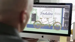 Pinchflat bicycle posters, Congressional Art Preview