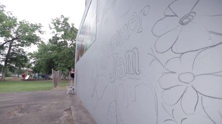 Video thumbnail: Broad and High Fantastic Food Garden Mural and Exquisite Corps Preview