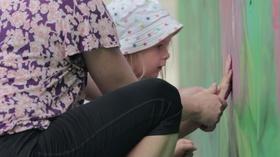 Video thumbnail: Broad and High Fantastic Food Garden Mural, Exquisite Corps