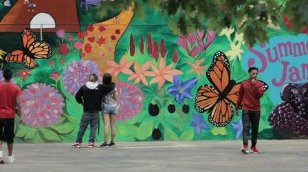 Video thumbnail: Broad and High The Fantastic Food Garden Mural