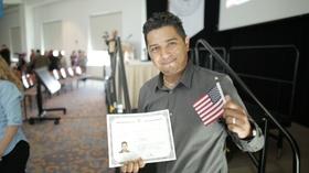 Video thumbnail: Columbus Neighborhoods New Americans: Citizenship Ceremony
