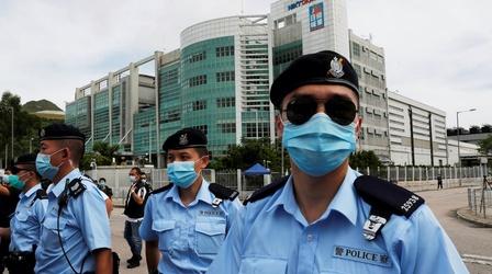 Video thumbnail: PBS NewsHour How China is limiting freedom of the press in Hong Kong