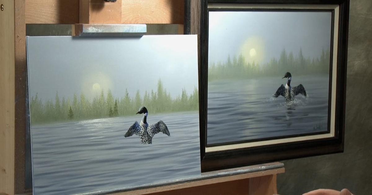 Painting with Wilson Bickford  Wilson Bickford Loon Dance Part 2