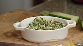 Video thumbnail: Check Please! South Florida Cauliflower Salad - Michy's Munchies