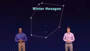 "The Winter Hexagon Plus Jupiter" 1 min version