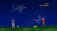 "Low Lyin' Orion and the High Flyin' Lion" April 18-24 1 Min
