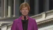 Representative Tammy Baldwin at the Democratic Convention